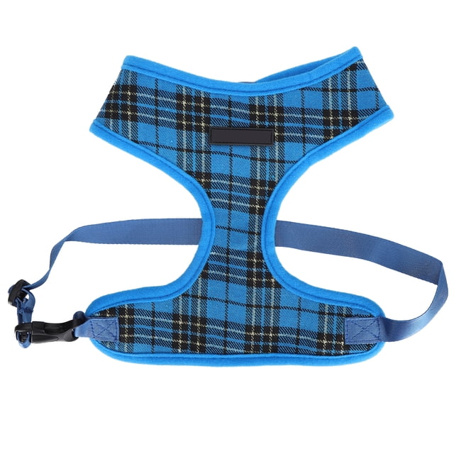 Pet Dog Harness Breathable Vest?Style Puppy Leash Soft Mesh Vest for Small Medium DogsBlue S