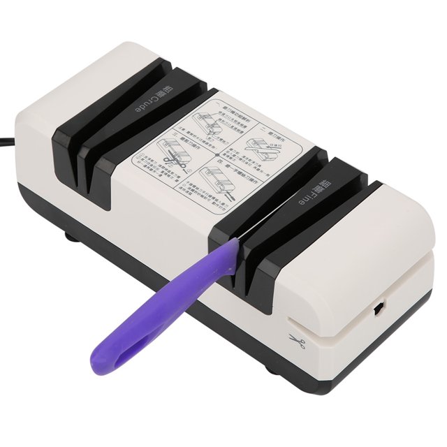 Sharpener Knife Grinder Multi-Functional For Home Blades Knife Scissors Sharpening Stone Black+White