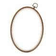 thumbnail image 2 of facefd Embroidery Resin Hoops Oval Hanging Cross Stitch Hoop Frames 18x25cm, 2 of 9