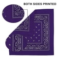 thumbnail image 3 of Paquete de 6 pañuelos de poliéster con diseño de arcoíris para hombre y mujer, pañuelos de vaquero con estampado de cachemira para el cabello, 54 x 54 cm, 3 of 6