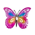 thumbnail image 4 of CarpNettore Iron Butterfly Wall Decor Ornament Butterfly Wall Art Sculpture for Garden Front Pink, 4 of 9