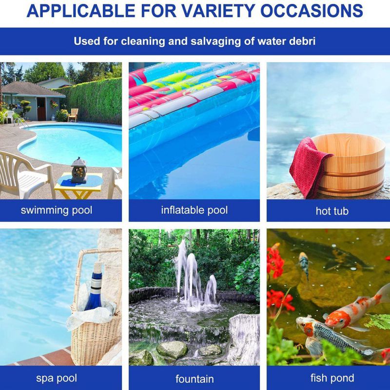 Swimming Pool Cleaning Nets Swimming Pool Leaf Fishing Nets Swimming Pool Deep Nets Swimming Pool Fishing Nets Swimming Pool Cleaning Net Accessories - image 4 of 8