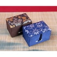 thumbnail image 2 of Sonducket Joyero de brocado Caja de almacenamiento Collar Cajas de embalaje Artesanía china Presente Colector Favores de boda Ropa, zapatos y accesorios Miscelánea Azul 9*6*5.5 cm, 2 of 6