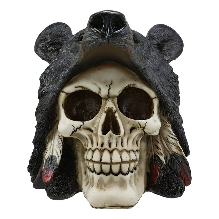 Warrior Skull Headpiece/ Decorative Skull