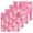Pink, variant on Pink Abstract Kitchen Dish Towels for Drying Dishes Set of 4, Vintage Geometric Gradient Oil Painting Modern Waffle Weave Microfiber Hand Tea Bathroom Towels Quick Dry & Absorbent Towel 12x12