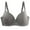 Grey, variant on WCJM Pink Women's Plus Size Bras Soft Thin Underwire Support Sleep Bra Underwear Anti Sagging Gathered Bralettes