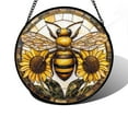 thumbnail image 1 of Vidriera colgante DASTOLL Bee Sunflower 20 cm, 1 of 5