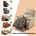 thumbnail image 5 of FOR U DESIGNS Mushroom Leaf Print Recliner Chair Covers Waterproof Reclining Seat Cover for Pets, Machine Washable Reclining Sofa Cover Durable Non-Slip Furniture Protector, 5 of 6