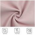 thumbnail image 4 of PiccoCasa 2pcs Blockout Thermal Insulated Grommet Window Curtain Panel Valance Darkening Drapes Pink 42" x 63", 4 of 8