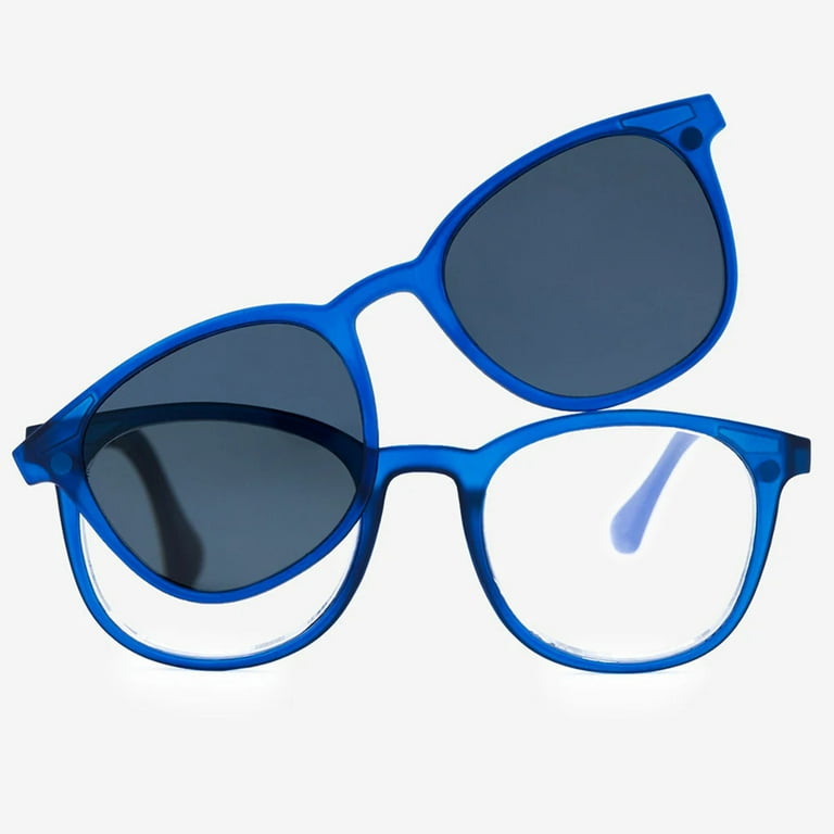 Glasses with cheap magnetic shades