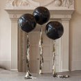 thumbnail image 1 of Ballons Géants Noirs 36 Pouces à Franges pour Décorations de Fête d'Halloween Mariage 3 Pack, 1 of 3