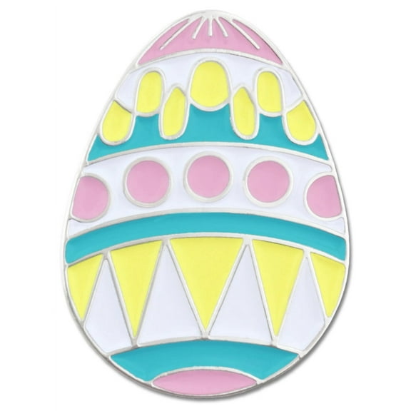 PinMart's Easter Egg Holiday Spring Pastel Enamel Lapel Pin - Holidays Lapel Pins for Teens and Adults
