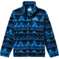 thumbnail image 2 of Columbia Boys' Zing III Fleece Jacket (Brght Idgo Check/Brt Idgo, XL), 2 of 2