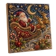 thumbnail image 2 of 2026 Christmas Pearl Art Kits for Adults, DIY Diamond Painting Art Craft with Frame, Ideal Holiday Gift for Craft Lovers, Handmade Gem Beads Set for Family Gifting (Santa ClausF), 2 of 7