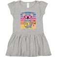 thumbnail image 3 of Inktastic Australian Koala Cool Sunset Girls Toddler Dress, 3 of 5