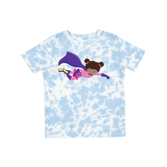 Inktastic African American Girl, Cape, Superhero Girl Girls Toddler T-Shirt