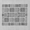 thumbnail image 1 of Ahgly Company Indoor Square Abstract Gray Modern Area Rugs, 5' Square, 1 of 4