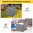 thumbnail image 3 of Outdoor Bar Set Cover-Weatherproof & Waterproof,Heavy Duty Patio Dining Table Cover for Bar Furniture Set with Chairs, 3 of 5