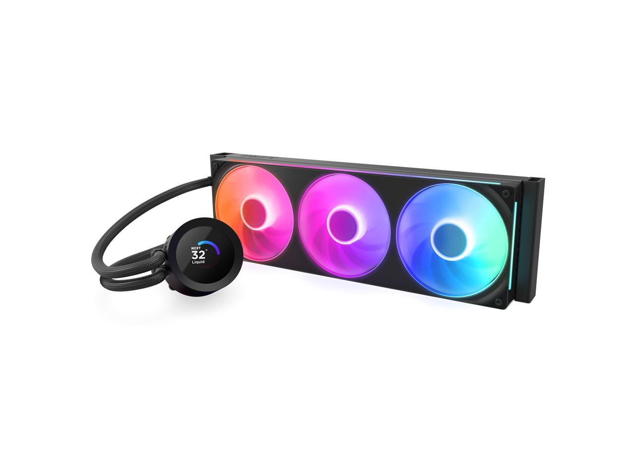 NZXT RLKR360B2 Kraken Plus 360 RGB AIO CPU Liquid Cooler Black