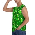 thumbnail image 3 of Haiem Men's St Patrick's Day2 Print Tank Tops Summer Sleeveless Cut Off Workout T-Shirts Fitness Vest Athletic Undershirts-Medium, 3 of 8