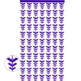 thumbnail image 1 of Nvzi Paquete de 2 cortinas con flecos para decoración de fiestas, cortinas de fondo de oropel para fiestas, serpentinas de murciélagos,cortinas de lluvia para puertas, color morado, 1 of 4