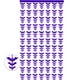 thumbnail image 1 of Nvzi Paquete de 2 cortinas con flecos para decoración de fiestas, cortinas de fondo de oropel para fiestas, serpentinas de murciélagos,cortinas de lluvia para puertas, color morado, 1 of 4