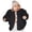 Black, variant on Toddler Girls Winter Coat Toddler Baby Kids Girls Windproof Winter Solid Coat Thicken Warm Outwear