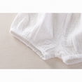 thumbnail image 4 of NOLDARES Baby Girl Clothes Flower Outfits Sleeveless Round Neck Tops Knit Shorts Toddler Girl Summer Clothes(White,18-24 Months), 4 of 9