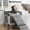 thumbnail image 6 of Veehoo Elevated Dog Bunk Bed & Indoor Pet House for Small Dogs, Gray, 6 of 8