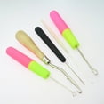 thumbnail image 2 of Miangastore 5pcs Bent Latch Hook Crochet Needle Craft Knitting Tool for Sweater Braid Carpet, 2 of 8