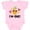 AD-Pink, variant on First Birthday Hawaiian Pineapple Girls Baby Bodysuit