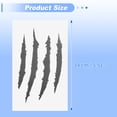 thumbnail image 3 of Unique Bargains Front Fender Arrow Sticker Decoration Motorcycle Warning Reflective Tape Waterproof PET Material Gray 4 Pcs Motorcycle Fenders 14 cm x 8 cm, 3 of 6