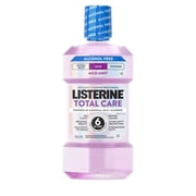 Listerine Total Care Alcohol-Free Mild Mouthwash/Mouth Rinse, Mild Mint, 500 mL
