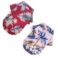 thumbnail image 3 of Summer Dog Costume Lightweight Shirt with Pretty Patterns for Small & Medium Dogs Hawaii Shirts Pet Dogs Puppy Clothes for Beach Party Outdoor, 3 of 5
