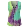 thumbnail image 2 of Aayomet Tank Top For Women Tank Tops for Women Summer Trendy V Neck Sleeveless Tee Shirts Women Casual Tee,Purple S, 2 of 4