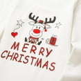 thumbnail image 6 of GYRATEDREAM Christmas Family Pajamas Matching Sets For Dad Mom Kids Baby, Parent-Child Set Deer Plaid Xmas Soft 2 Pcs Outfit Sleepwear or Baby Jumpsuit, 6 of 9