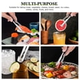 thumbnail image 2 of Stainless Steel Ice Tong Comfortable Grip Serving Tong Multifunctional Tong for Kitchen Bar Party, 2 of 8