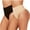 2 Pack-Black&Nude, variant on Seamless Thong Shapewear for Women Tummy Control Body Shaper Panties High Waist Shaping Underwear, Black-M/L