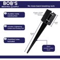 thumbnail image 5 of Bob's Industrial Supply Fence Post Anchor Ground Spike Metal Fence Stakes 4-Pack - 24 x 4 x 4in, 5 of 5