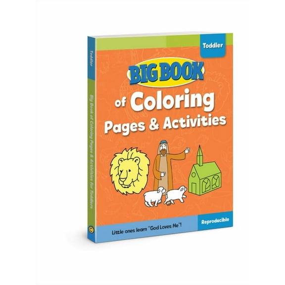 Big Books: Big Book of Coloring Pages and Activities for Toddlers (Paperback)