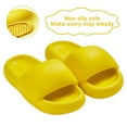 thumbnail image 3 of Pillow Slippers for Women Men Non-Slip Quick Drying Bathroom Shower Sandals Thick Sole Cloud Slides Indoor & Outdoor, 3 of 7