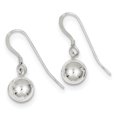 thumbnail image 1 of 925 Sterling Silver 8mm Bead Drop Dangle Earrings, 1 of 6