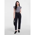 thumbnail image 2 of Scenario Women's and Women's Plus High Rise Barrel Jeans, Regular 28", and Short 26" Inseam, Sizes 0-28W, 2 of 5