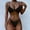 Black, variant on SMihono Bikinis for Women Summer Two Piece Siwmwear Women's Fashion Solid Color Comfortable Loose Sleeveless Swimsuit Top Blouse Casual