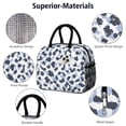 thumbnail image 4 of Womens Blue and Dark Blue Leopard Pattern Lunch Box for Work,Insulated Lunch Bag for Women,Loncheras Para Mujer,Leakproof Adult Lunch Bag for Work,Beach,Travel,Picnic,Camping, 4 of 7