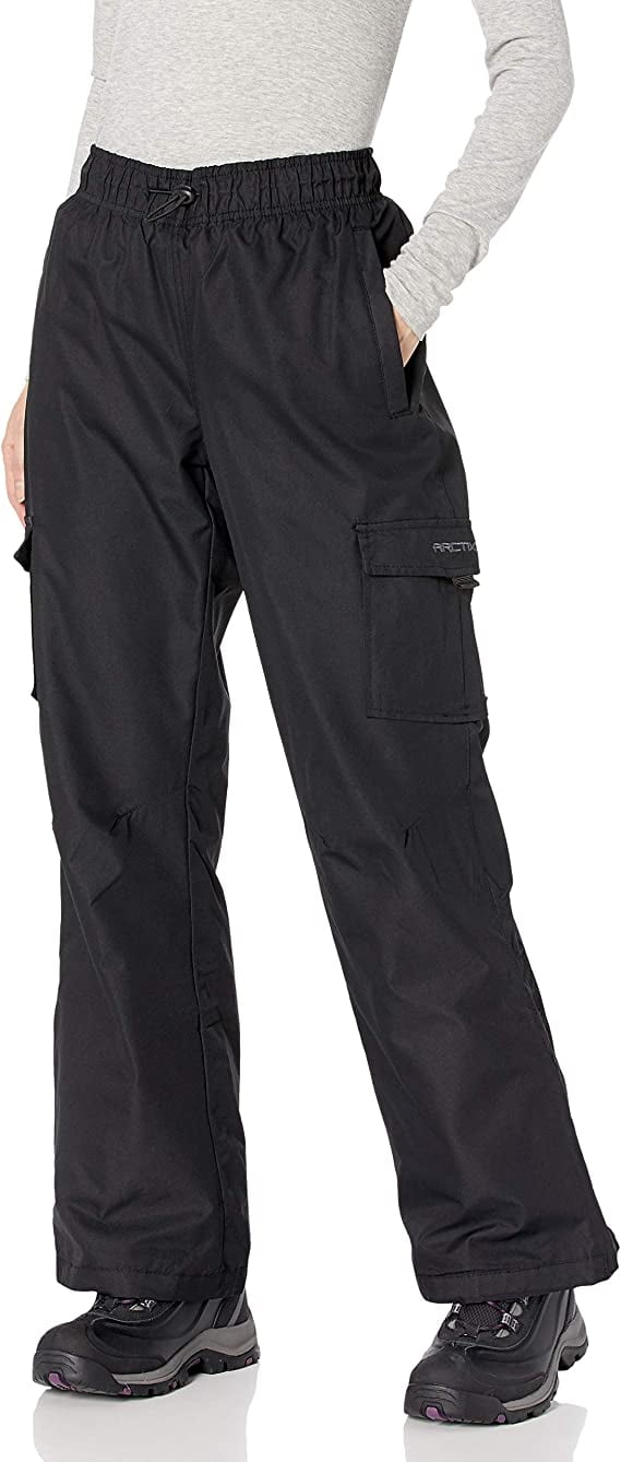 Arctix womens Lumi Pull Over Fleece Lined Cargo Snow Pants Short