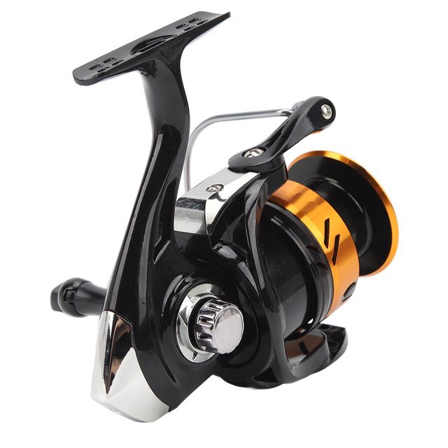 Spincasting Fishing Reel, Oxidised Finish Solid Brake System High Speed Ratio Chamfered Design Long Cast Nylon and Metal Fishing Reel for Fishing Rods AE4000,AE5000,AE6000,AE7000