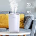 thumbnail image 2 of Difusor de humidificador Tomshoo 3L silencioso de niebla doble, 2 of 7