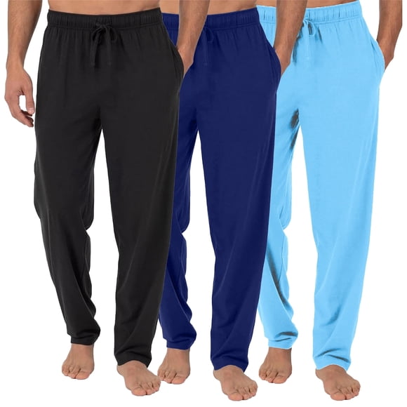 Lot de 3 Pantalons de Détente Classiques pour Hommes (Tailles, P-3TG)