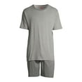 thumbnail image 5 of Hanes Men's Soft Modal Pajama Short Sleeve Top and Short Set, 5 of 6